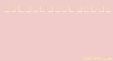Ac3Bemine font – Yellow Fonts On Pink Background