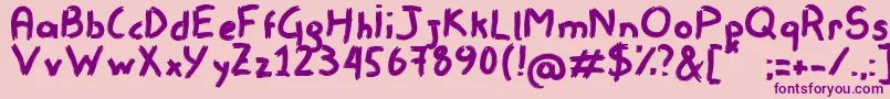 En savoir plus sur la police Remisso Police Remisso – polices violettes sur fond rose
