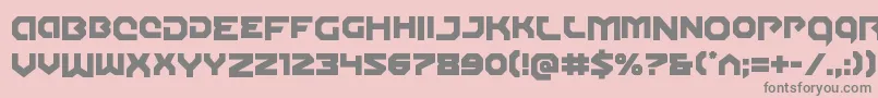 Gunnerstormdrop Font – Gray Fonts on Pink Background