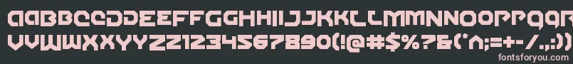 Gunnerstormdrop Font – Pink Fonts on Black Background
