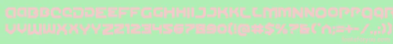 Gunnerstormdrop Font – Pink Fonts on Green Background