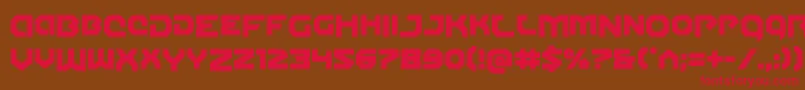 Gunnerstormdrop Font – Red Fonts on Brown Background