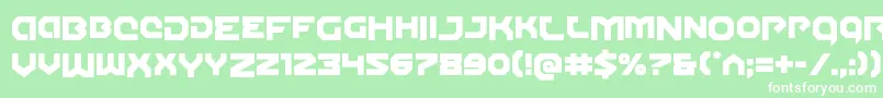 Gunnerstormdrop Font – White Fonts on Green Background