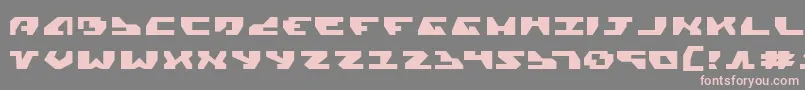 Gyrv2e Font – Pink Fonts on Gray Background