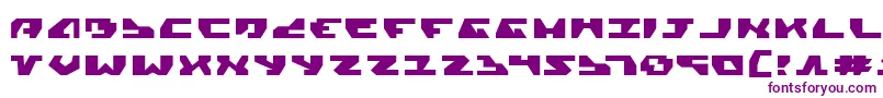 Gyrv2e Font – Purple Fonts on White Background