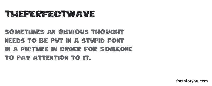 ThePerfectWave Font
