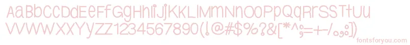 Lisätietoja Ybtallpretty-fontista Ybtallpretty-fontti – vaaleanpunaiset fontit valkoisella taustalla