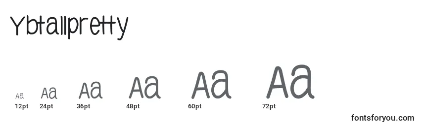 Ybtallpretty Font Sizes