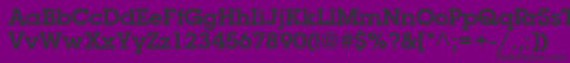 TorrentGraphicSsiSemiBold Font – Black Fonts on Purple Background