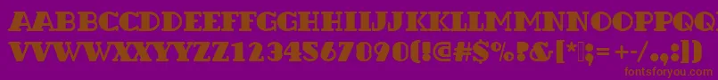 More about Dextorbladro1 Font Dextorbladro1 Font – Brown Fonts on Purple Background