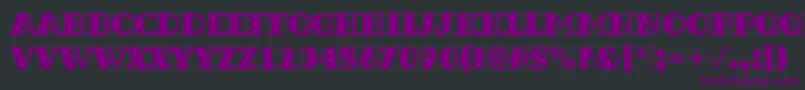 Подробнее о шрифте Dextorbladro1 Шрифт Dextorbladro1 – фиолетовые шрифты на чёрном фоне