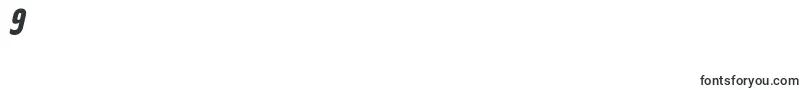 RakeslyBdIt-Schriftart – Schriften für die Ziffer 9