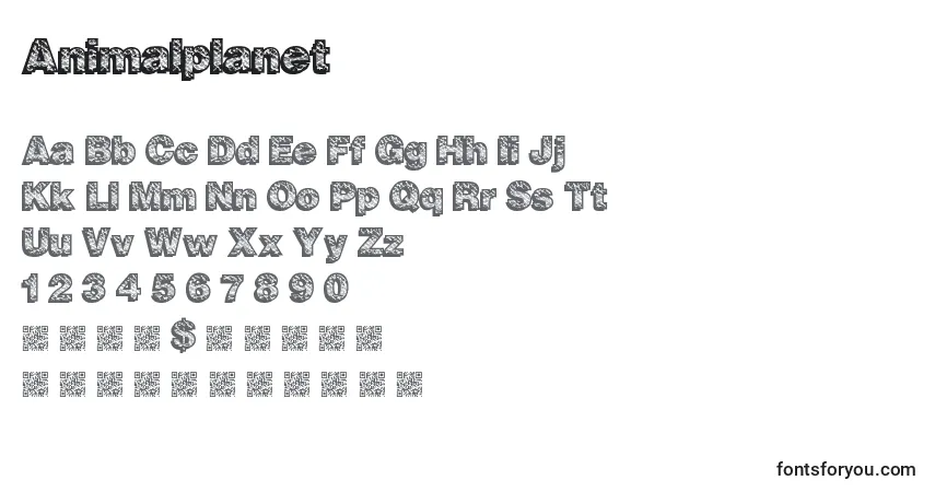 characters of animalplanet font, letter of animalplanet font, alphabet of  animalplanet font