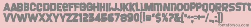 Screengemink Font – Gray Fonts on Pink Background