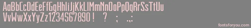 GrandFinale Font – Pink Fonts on Gray Background