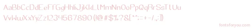 SuperCreative Font – Pink Fonts on White Background