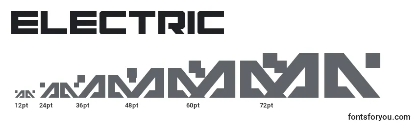 Electric Font Sizes