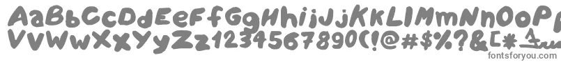 Czcionka Amareleta – szare czcionki na białym tle