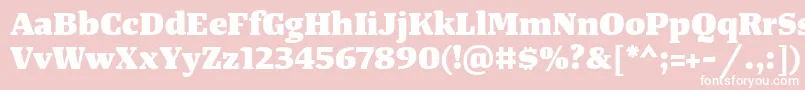 More about TangerserifwideHeavy Font TangerserifwideHeavy Font – White Fonts on Pink Background