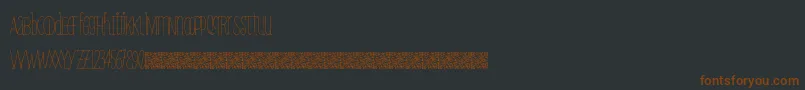 Princecharming-Schriftart – Braune Schriften auf schwarzem Hintergrund