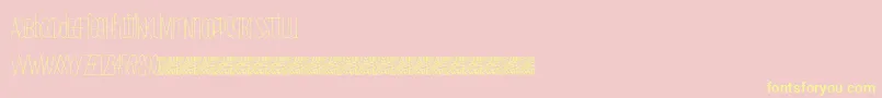 Princecharming Font – Yellow Fonts on Pink Background
