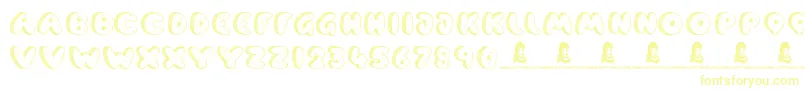 CookieDough Font – Yellow Fonts