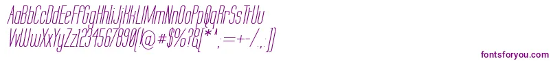 Labtopi Font – Purple Fonts on White Background