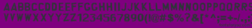 SouthPark.SmilieVersion Font – Black Fonts on Purple Background