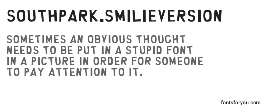 SouthPark.SmilieVersion Font