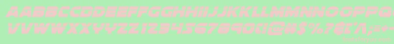 Soloistlaserital Font – Pink Fonts on Green Background