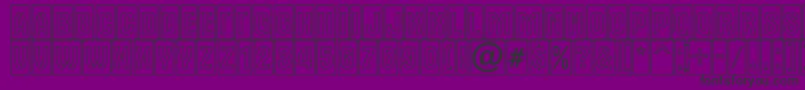 AAlternatitulcmotl Font – Black Fonts on Purple Background