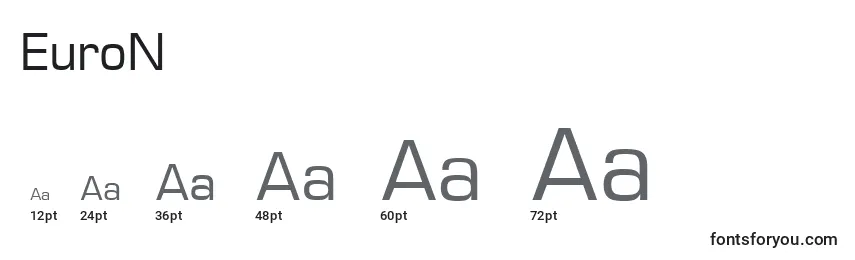 EuroN Font Sizes