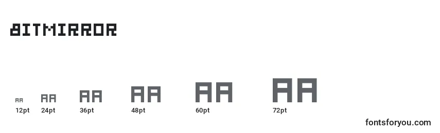 Bitmirror Font Sizes