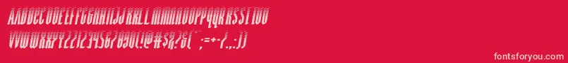 Devilsummonerhalfital Font – Pink Fonts on Red Background