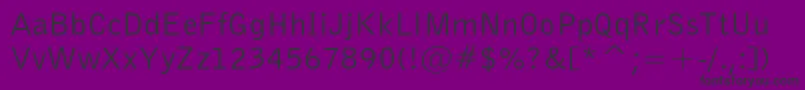 Bellgothiccbt Font – Black Fonts on Purple Background