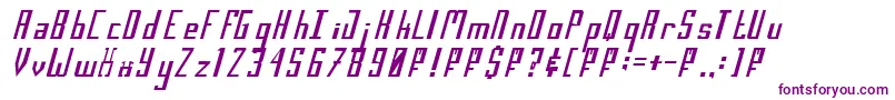 フォントSalimc – 紫色のフォント