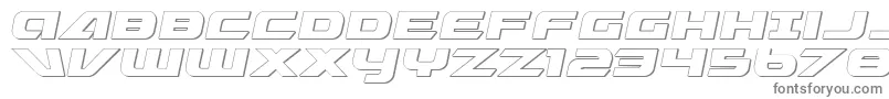 Graymalkin ffy-fontti – harmaat kirjasimet valkoisella taustalla