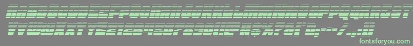 Czcionka Funkmachinegradital – zielone czcionki na szarym tle