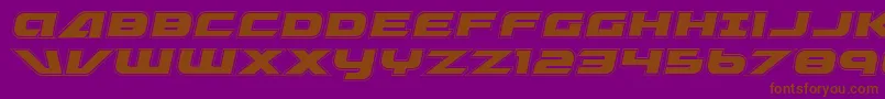 Graymalkin Academy Font – Brown Fonts on Purple Background