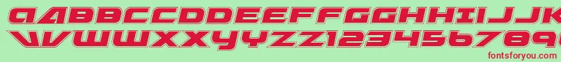 Graymalkin Academy Font – Red Fonts on Green Background