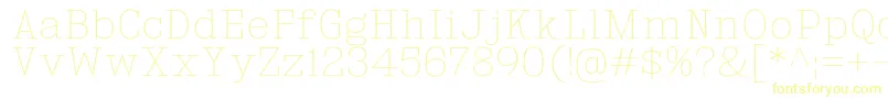 KingsbridgeUl-Schriftart – Gelbe Schriften
