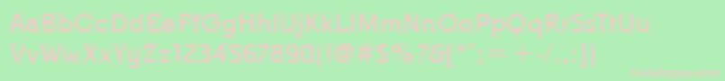 Шрифт OdysseeItcMedium – розовые шрифты на зелёном фоне