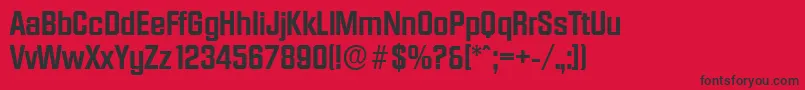 DiamanteserialBold Font – Black Fonts on Red Background