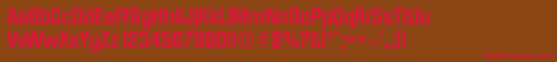 DiamanteserialBold Font – Red Fonts on Brown Background
