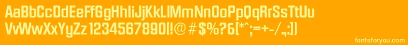 fuente DiamanteserialBold – Fuentes Amarillas Sobre Fondo Naranja
