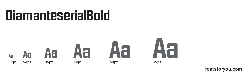 DiamanteserialBold Font Sizes