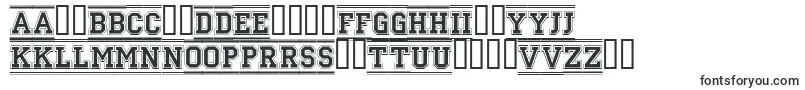 ACampusgrdcfr-Schriftart – litauische Schriften