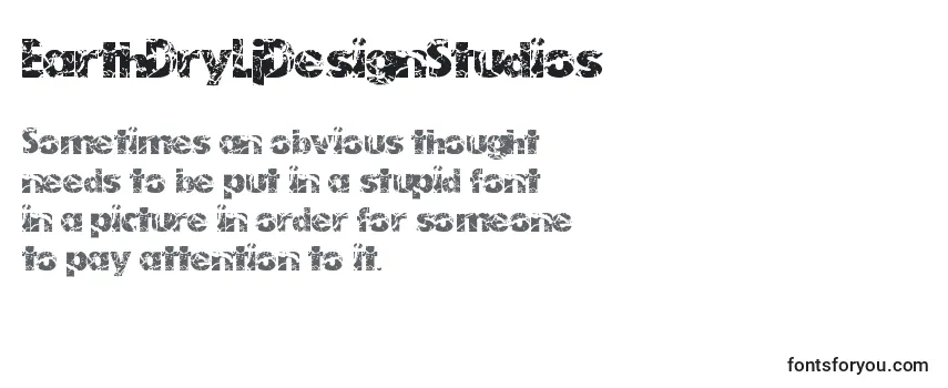 EarthDryLjDesignStudios Font