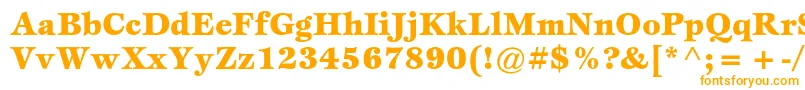EspritstdBlack Font – Orange Fonts on White Background