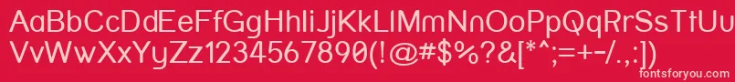 Więcej informacji o czcionce Strvar ffy Czcionka Strvar ffy – różowe czcionki na czerwonym tle